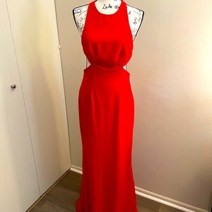 Long Red Dress